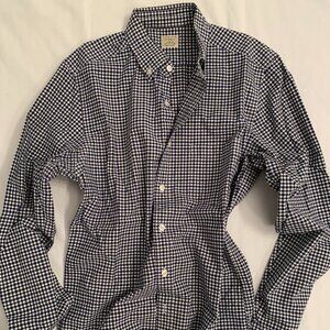 J Crew gingham button down shirt